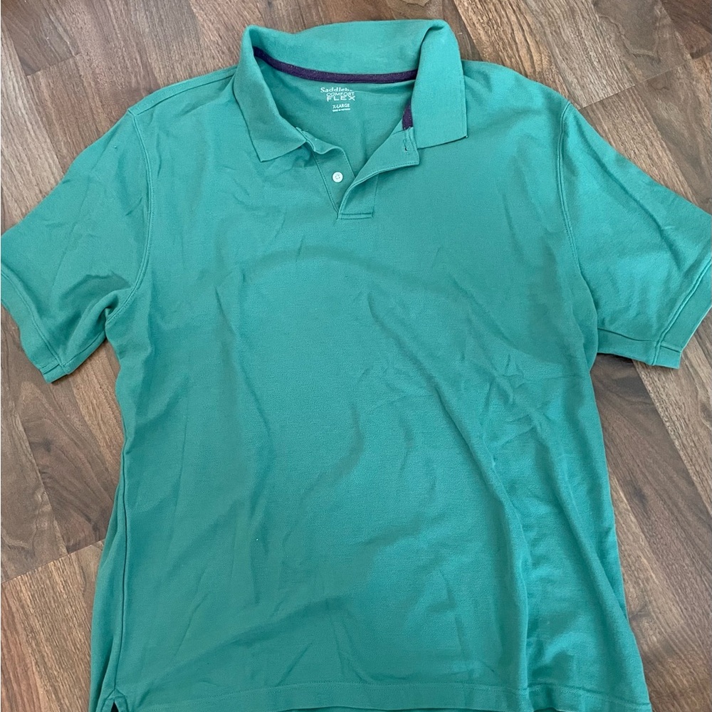 Men’s Green XL Saddlebred Polo Shirt.